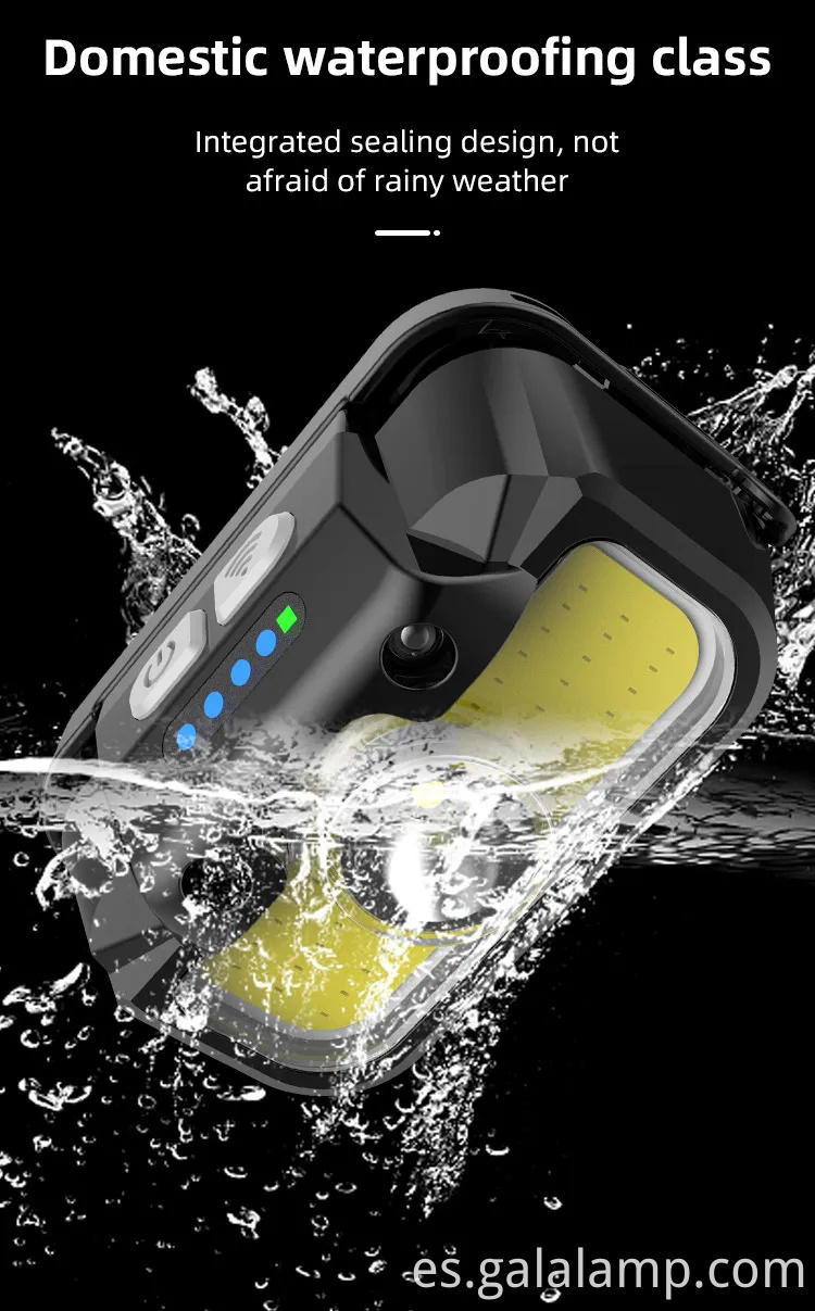 Floor LED ultra brillante con un conveniente puerto de carga tipo C